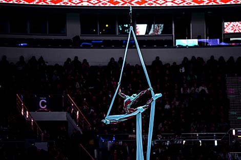 Афіцыйная цырымонія адкрыцця 111-га чэмпіянату Еўропы па фігурным катанні