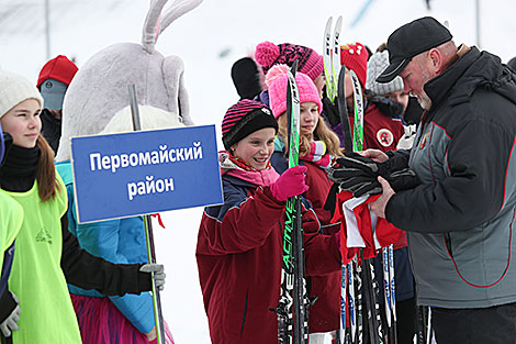 Лучшие биатлонисты Минска приняли участие в этапе 