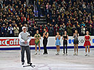 Belarus President Alexander Lukashenko delivers a speech 