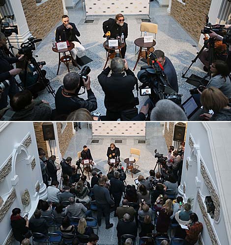 Boris Grebenshchikov's exhibition in National Art Museum of Belarus