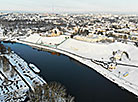 Neman River in winter 