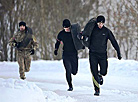 "Патриот": первая зимняя гонка с препятствиями прошла на "Линии Сталина"