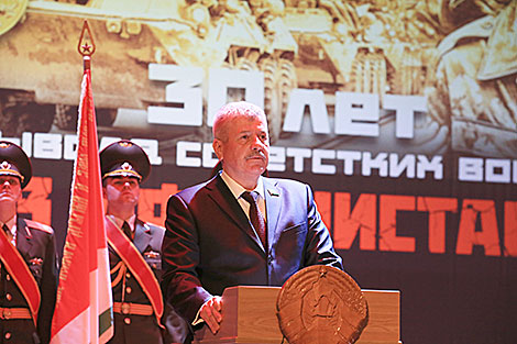 Chairman of the Belarusian Union of Afghan War veterans Valery Gaidukevich