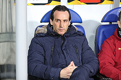 Arsenal head coach Unai Emery 