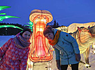 Lantern Festival in Botanical Garden in Minsk