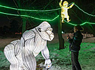 Lantern Festival in Botanical Garden in Minsk