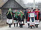 Gramnitsy ancient rite in the village of Novoye Polesie