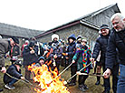 After the Gramnitsy ancient rite in the village of Novoye Polesie