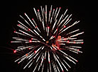 Display of fireworks in Raubichi