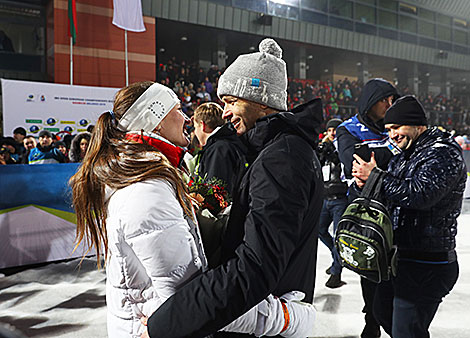 Дарья Домрачева и её супруг – норвежский биатлонист, восьмикратный олимпийский чемпион Уле-Эйнар Бьорндален