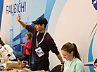 Darya Domracheva and Ole Einar Bjoerndalen