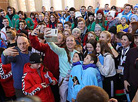 Autograph session with biathlon legends in Raubichi