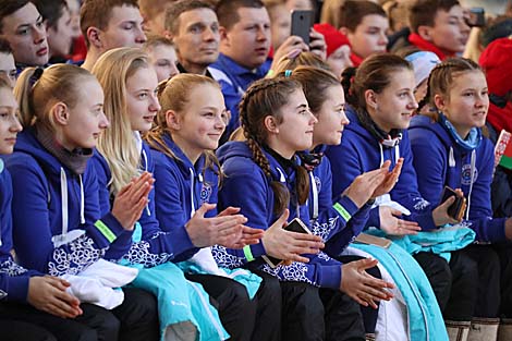 Autograph session with biathlon legends in Raubichi