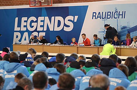 Autograph session with biathlon legends in Raubichi
