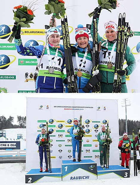 Iryna Kryuko , Ekaterina Yurlova-Percht and Nadine Horchler