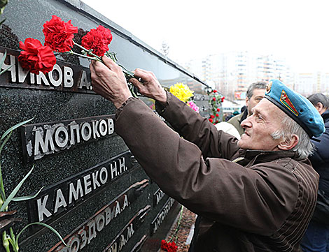 У Віцебску ўшанавалі памяць воінаў-інтэрнацыяналістаў, якія загінулі ў Афганістане
