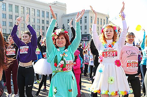 International Women's Day: Beauty Run 2019 in Minsk