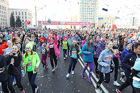 Жаночы забег Beauty Run 2019 у Мінску