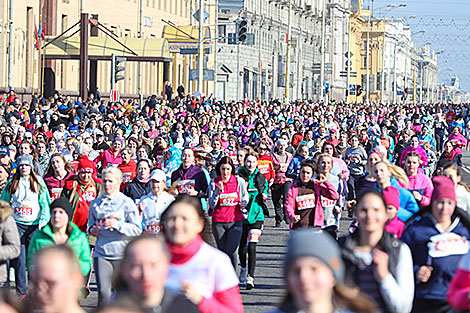 Жаночы забег Beauty Run 2019 у Мінску