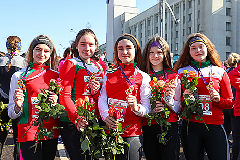 Свята 8 Марта: жаночы забег Beauty Run 2019 прайшоў у Мінску