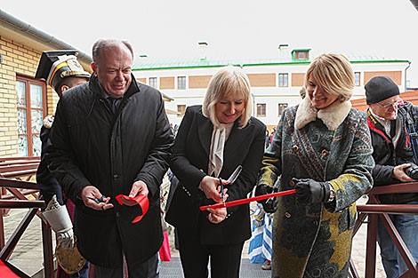 Opening of the archeological exposition about Minsk