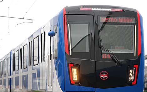 Поезд Stadler для Мінскага метрапалітэна