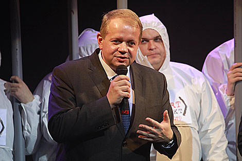 Culture Minister Yuri Bondar during the festival’s opening 