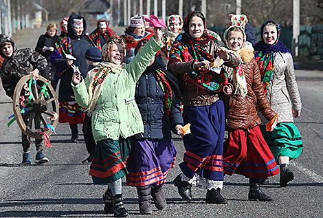 Authentic spring rite in Yelsky District 