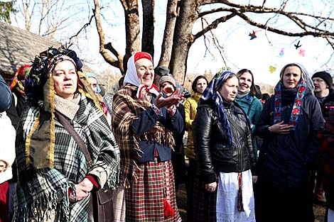 Calling of Spring rite in Vyazynka