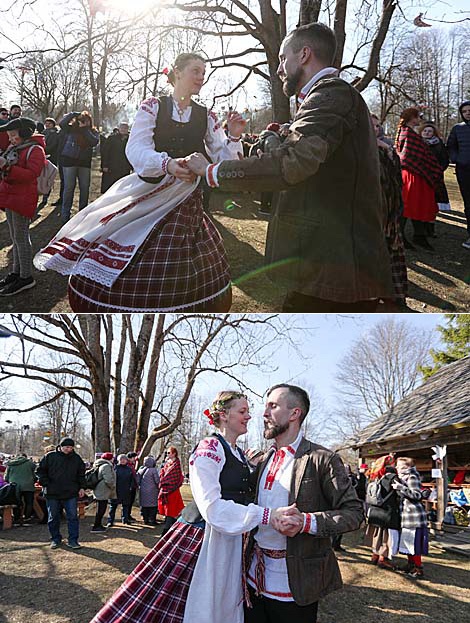 Calling of Spring rite in Vyazynka