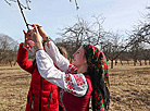 Calling of Spring rite in Vyazynka