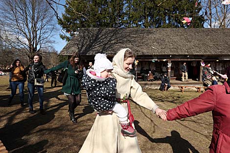 Calling of Spring rite in Vyazynka