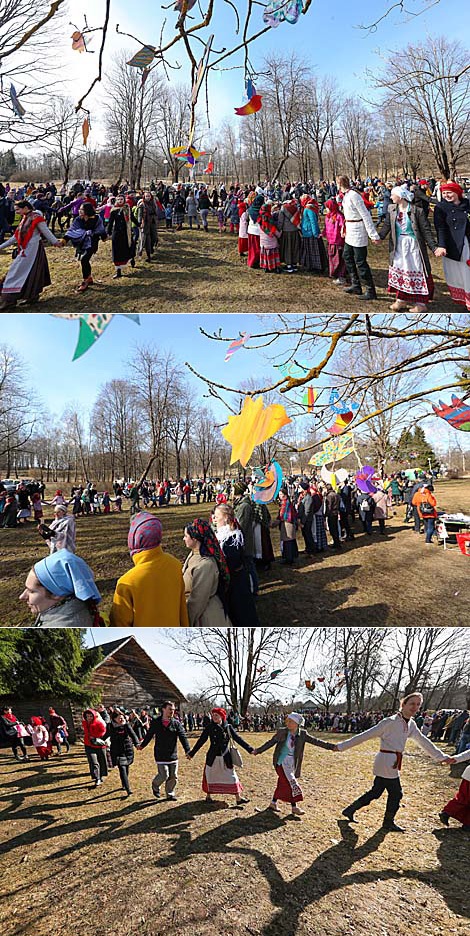 Calling of Spring rite in Vyazynka