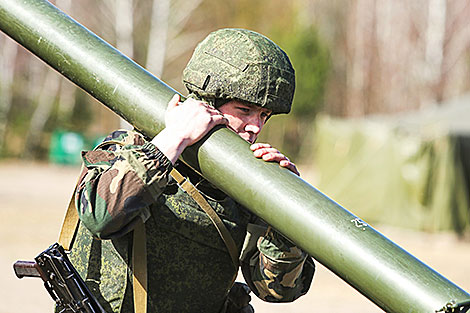 День открытых дверей для родственников военнослужащих на полигоне Брестский