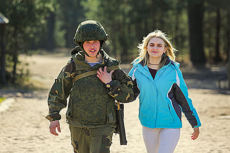 День открытых дверей для родственников военнослужащих на полигоне Брестский