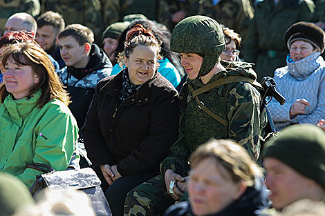День открытых дверей для родственников военнослужащих на полигоне Брестский