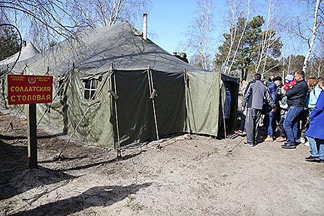 День открытых дверей для родственников военнослужащих на полигоне Брестский