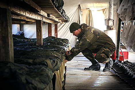 День открытых дверей для родственников военнослужащих на полигоне Брестский