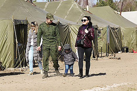 День открытых дверей для родственников военнослужащих на полигоне Брестский