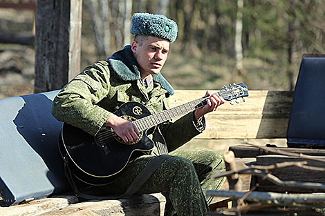 День открытых дверей для родственников военнослужащих на полигоне Брестский