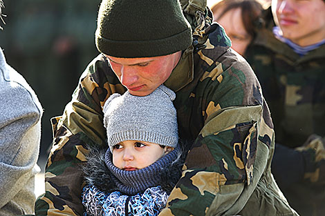 День открытых дверей для родственников военнослужащих на полигоне Брестский