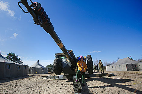 День открытых дверей для родственников военнослужащих на полигоне Брестский
