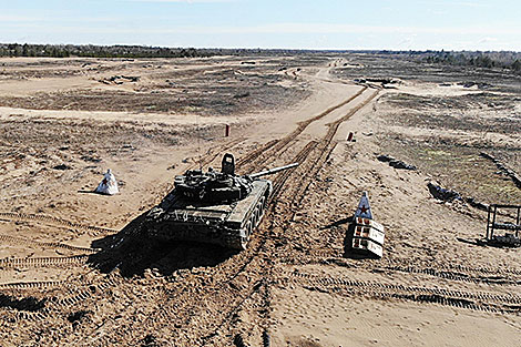 Лучшие танковые экипажи определяют в войсках Западного оперативного командования