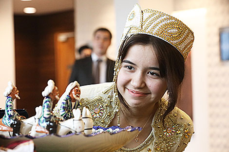 Падчас святкавання Наўруза ў Мінску