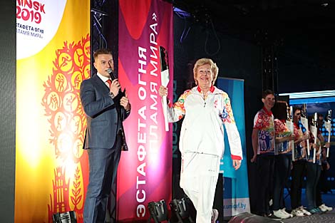 Four-time Olympic champion in fencing Yelena Belova