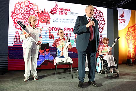 From Rome to Minsk: Flame of Peace torch relay of the 2nd European Games presented in the Belarusian capital