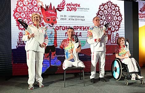 From Rome to Minsk: Flame of Peace torch relay of the 2nd European Games presented in the Belarusian capital