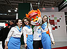 European Games mascot Lesik the Baby Fox at TIBO 2019 