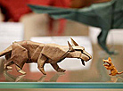 Origami display at Belarus' National History Museum