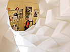 Origami display at Belarus' National History Museum